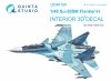 Quinta Studio QD48188 Su-30SM 3D-Printed coloured Interior on decal paper (for KittyHawk kit) 1/48